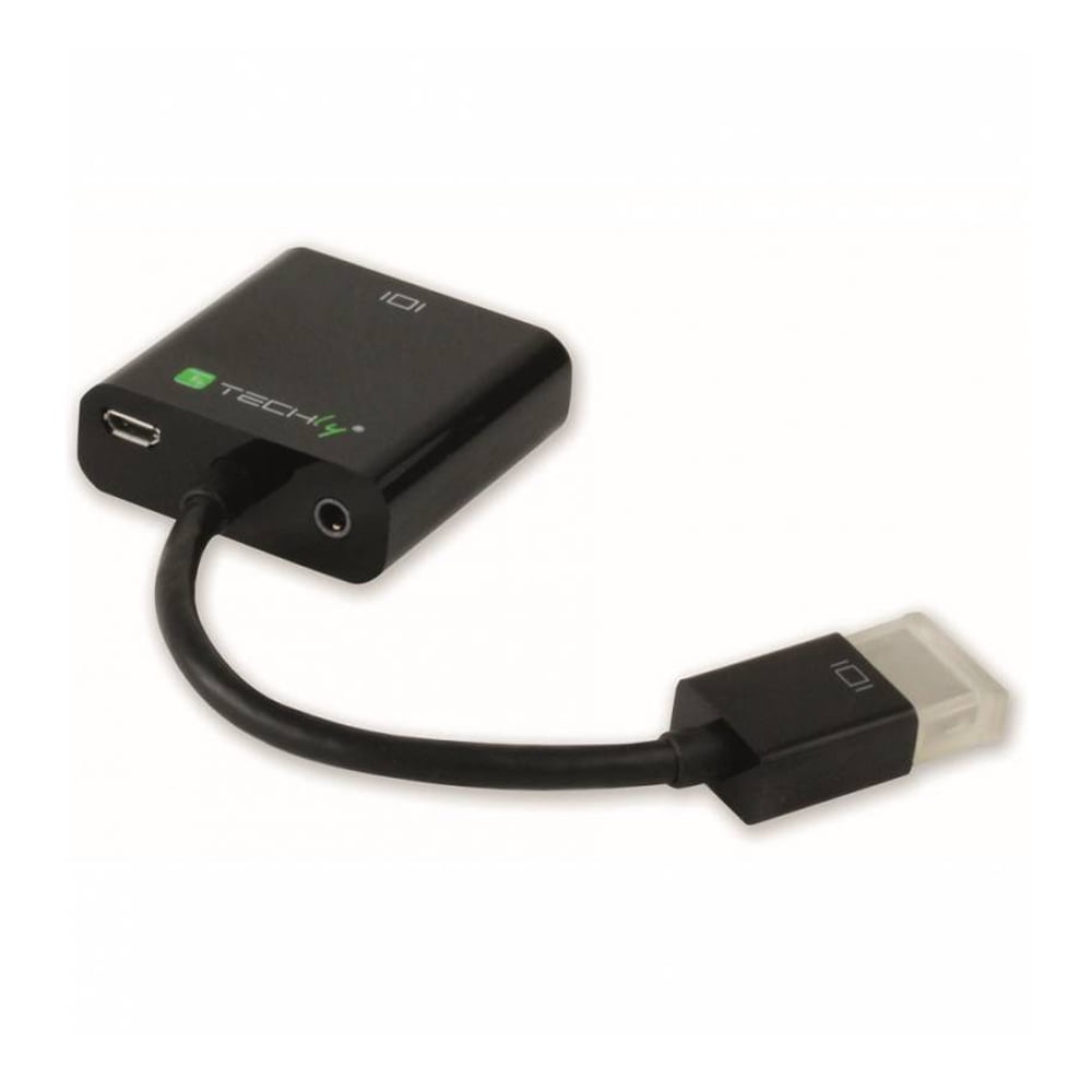 Techly HDMI to VGA Adapter Cable w/Audio
