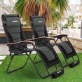 thumbnail image 1 of Techmilly 2pcs Oversized Zero Gravity Chair XL 30"for Outside,Support 500LBS, 1 of 6