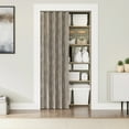 thumbnail image 1 of Techni Home Loft Series 36" W Premium Double Walled Foldable Accordion Doors, Taupe, 1 of 8