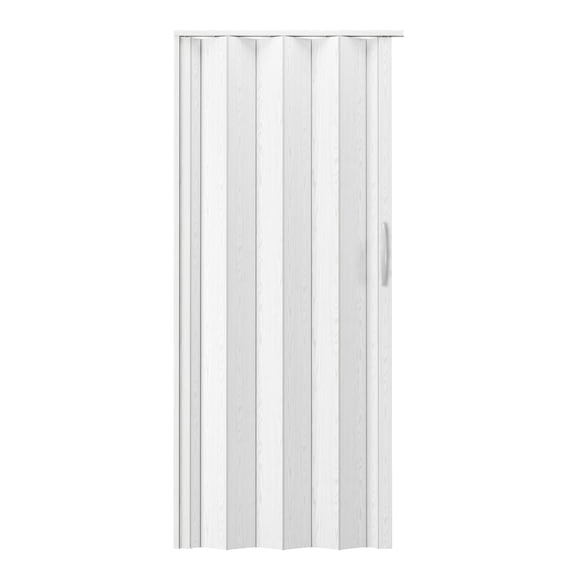 Techni Home Loft Series 48" W Premium Double Walled Foldable Accordion Doors, White
