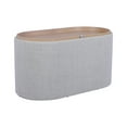 thumbnail image 1 of Techni Home Storage Ottoman with Reversible Tray Top, Natural, 1 of 10