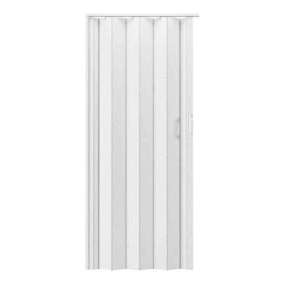 Techni Home 36 W PVC Foldable Accordion Doors or Privacy Room Divider for Internal Use RTA-ST36FD-WHT