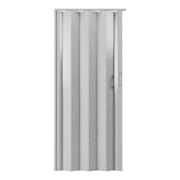 Techni Home Studio Series 48" W PVC Foldable Accordion Doors, Grey
