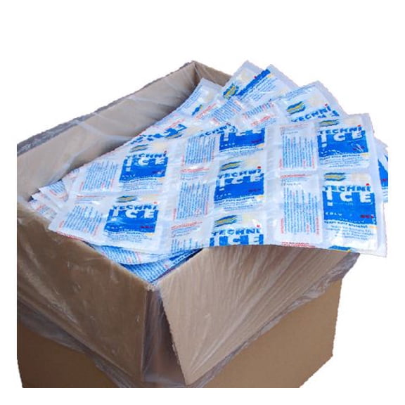 Techni Ice STD 2 PLY Disposable/ Minimum Reuse Dry Ice packs-100 Icepacks