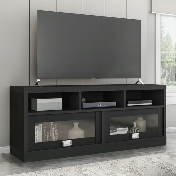 Techni Mobili 58" Durbin TV Stand for TVs up to 75", Black