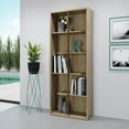 thumbnail image 1 of Techni Mobili Cassa 5-Tier Standard Bookcase, Pine RTA-987BC-PN, 1 of 8