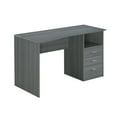 thumbnail image 1 of Techni Mobili Classic Computer Desk with Drawers, Gray, 1 of 12