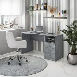 Yvonne glass desk discount