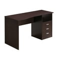 thumbnail image 1 of Techni Mobili Classy Computer Desk with 3 Drawers in Espresso, 1 of 12