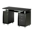 thumbnail image 1 of Techni Mobili Complete Adult Computer Workstation with Cabinet and Drawers, 30" H, Espresso RTA-4985D-ES18, 1 of 18