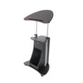 thumbnail image 1 of Techni Mobili Deluxe Height Adjustable Laptop Cart in Black - RTA-B005-BK46, 1 of 9
