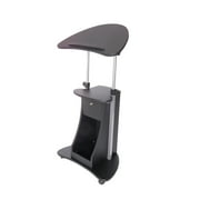 Techni Mobili Deluxe Height Adjustable Laptop Cart in Black - RTA-B005-BK46