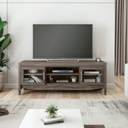 Techni Mobili Driftwood TV Stand for TVs up to 65", Gray