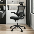 thumbnail image 1 of Techni Mobili Executive High Back Office Chair with Headrest in Black RTA-80X5-BK, 1 of 8