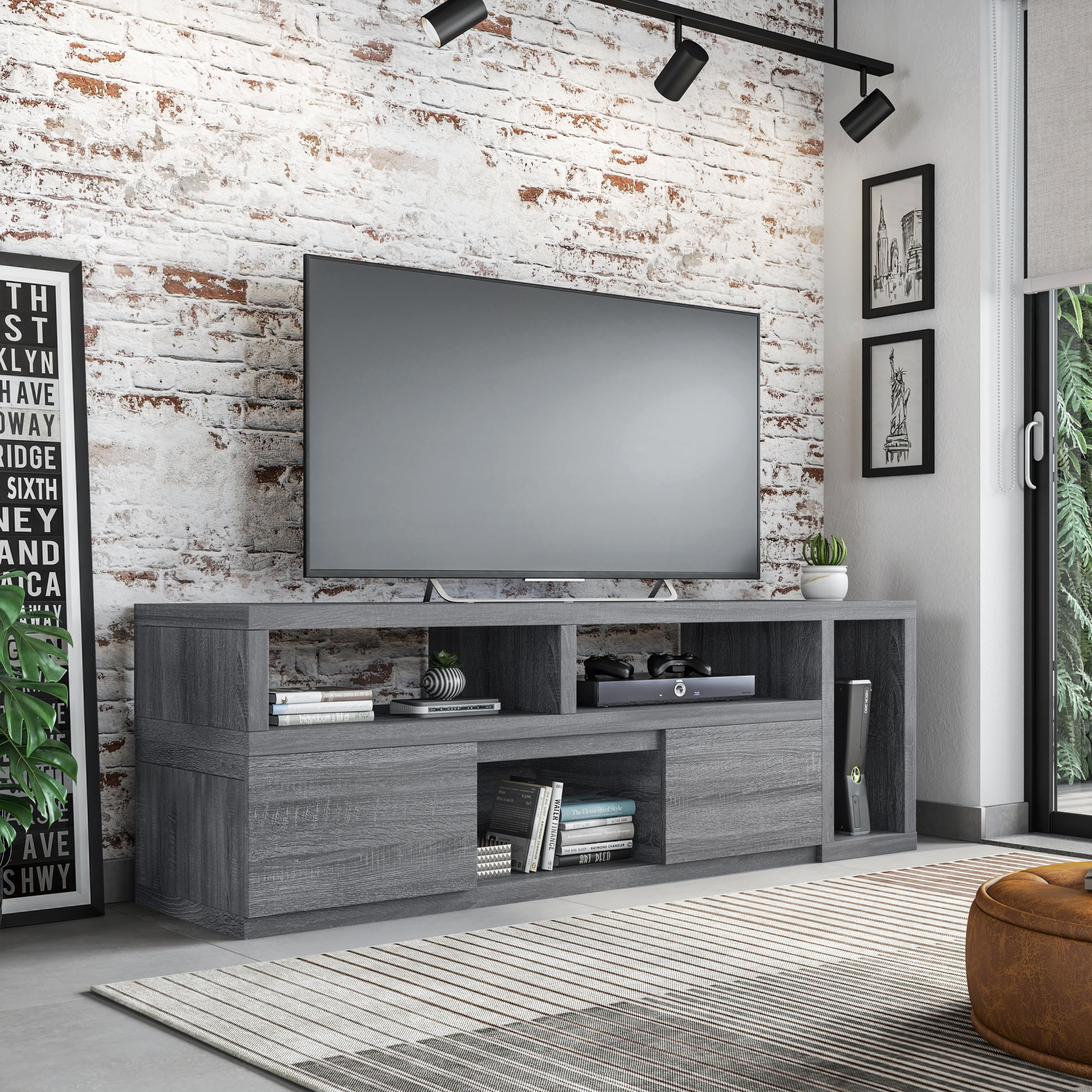 Techni Mobili Adjustable TV Stand Console for TV s Up to 65