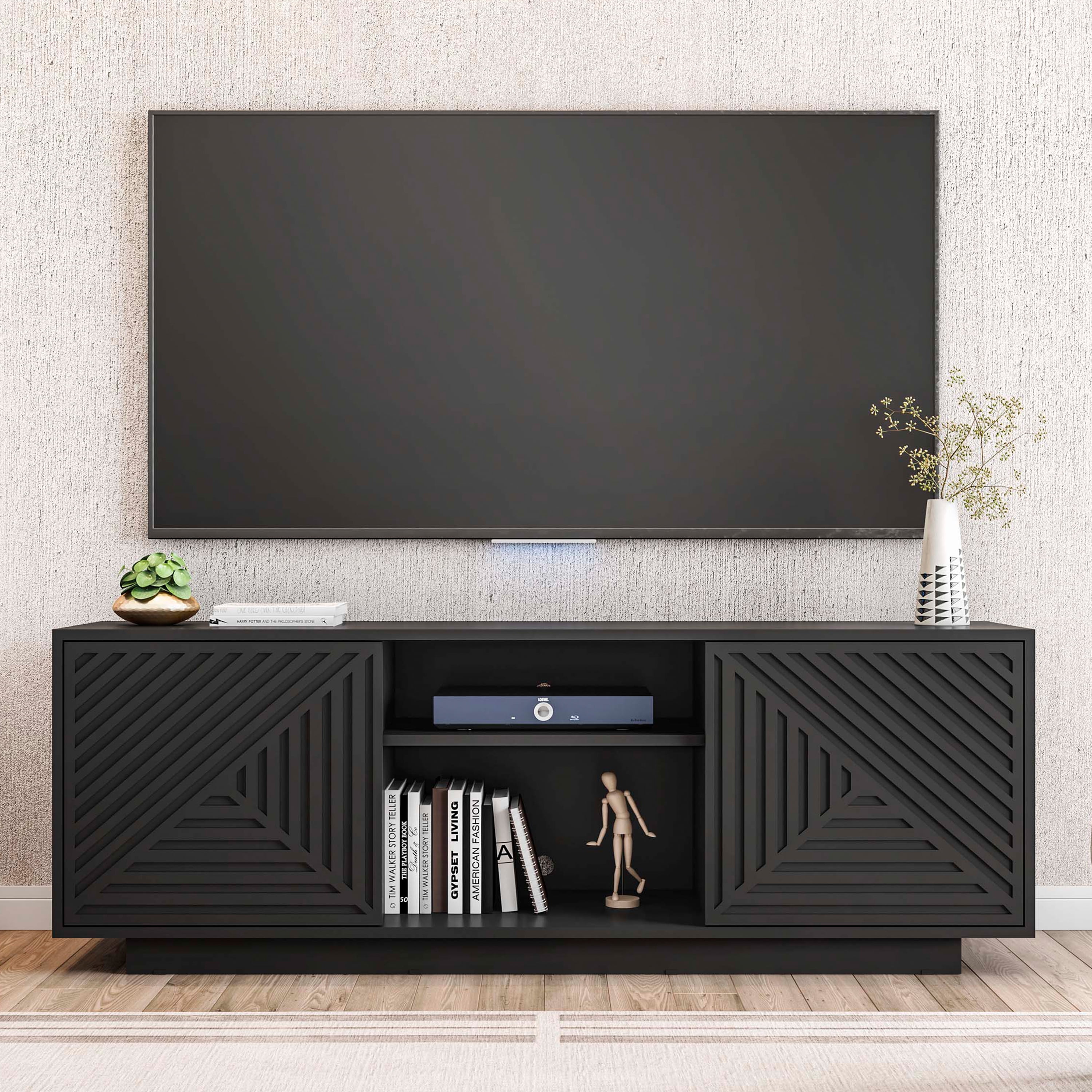 Whalen Xavier 3 in 1 Television Stand for TVs up to 70