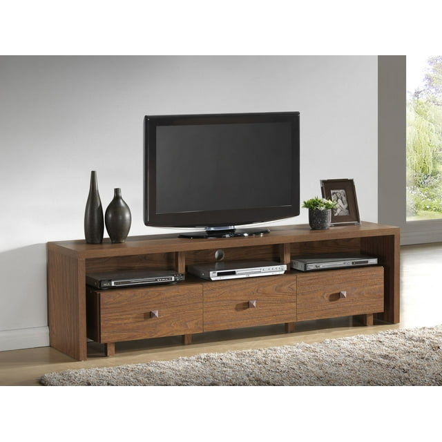 Techni Mobili Palma TV Cabinet for TVs up to 75", 3-Drawer Storage in Multiple Finishes