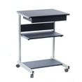 thumbnail image 1 of Techni Mobili Rolling Laptop Cart with Storage, Graphite RTA-B018-GPH06, 1 of 9