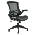 thumbnail image 1 of Techni Mobili Stylish Mid-Back Mesh Office Chair with Adjustable Arms, Black RTA-8070-BK, 1 of 10