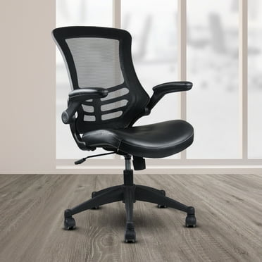 basyx VL511 Mesh Mid-Back Task Chair with Arms, Black - Walmart.com