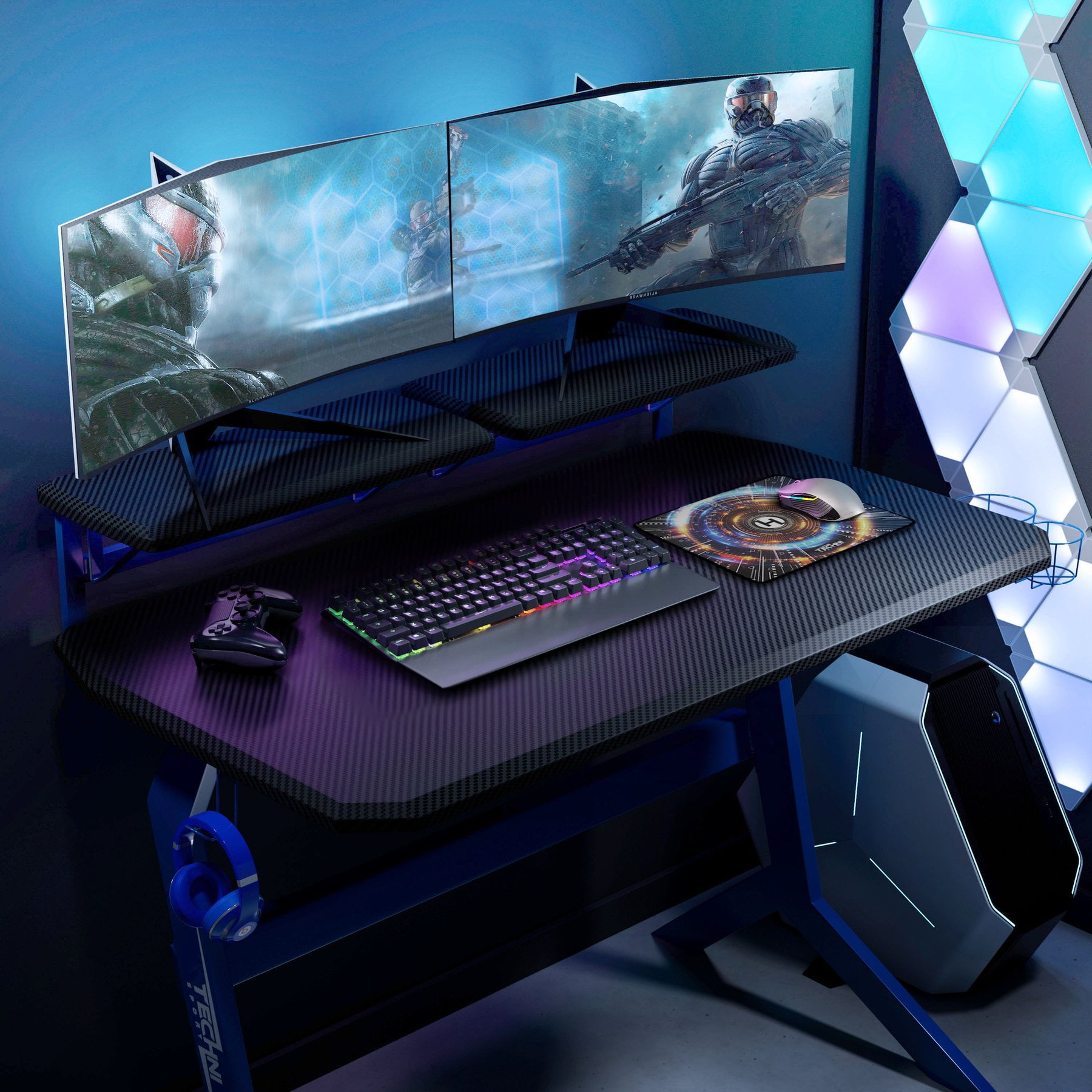 Techni Sport 4 Color Design Printing Mouse Pad