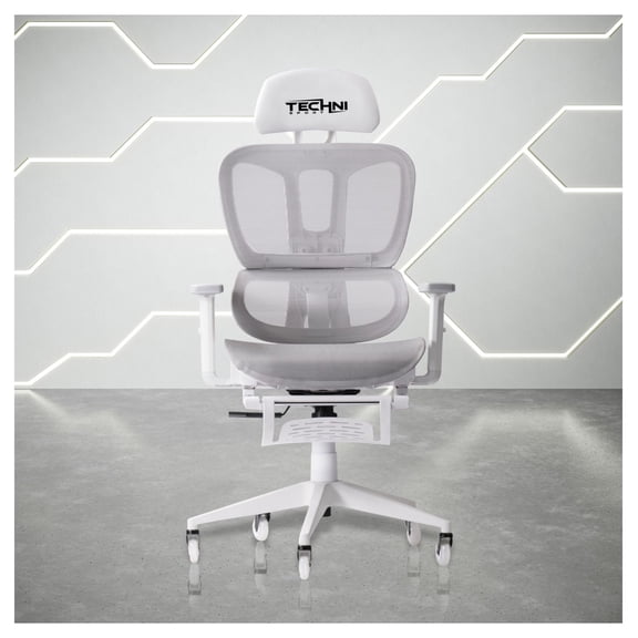 Techni Sport AIRFLEX2.0 White Mesh Gaming Chair as Pic