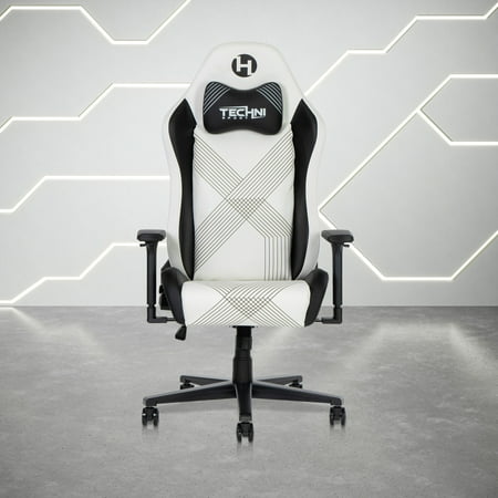 Techni Sport Comfort Edge White Gaming Chair RTA-TS68C-WHT