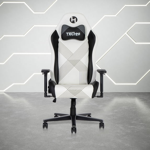 Techni Sport Comfort Edge White Gaming Chair RTA-TS68C-WHT