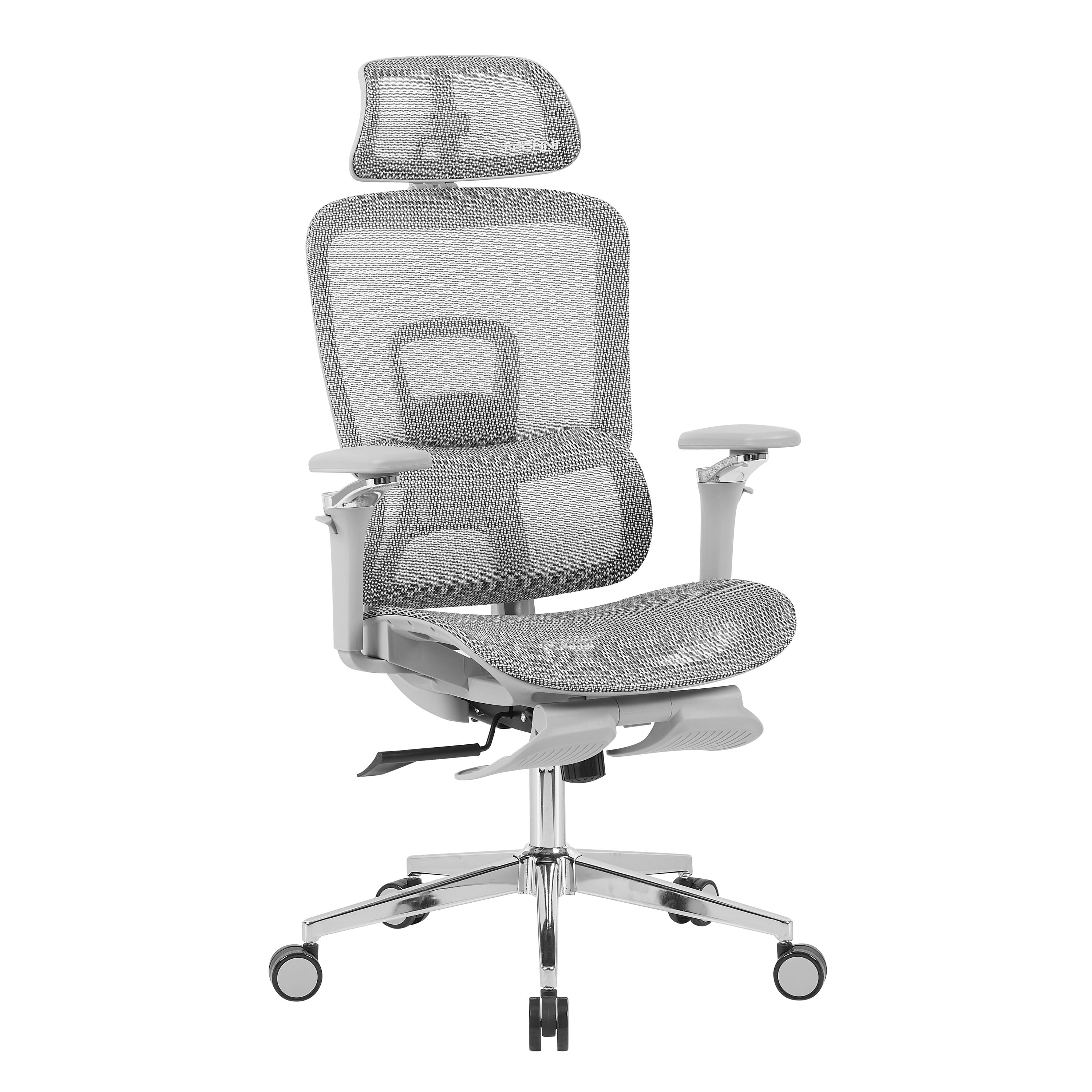 Techni Sport Ergonomic Mesh Office Chair with 5D Armrests & Retractable Footrest