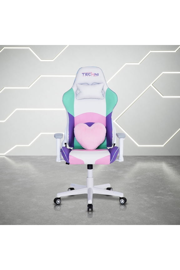 TS-42 Office-PC Gaming Chair, Adjustable Height with Memory Foam Seat and Back, Kawaii RTA-TS42-KWI