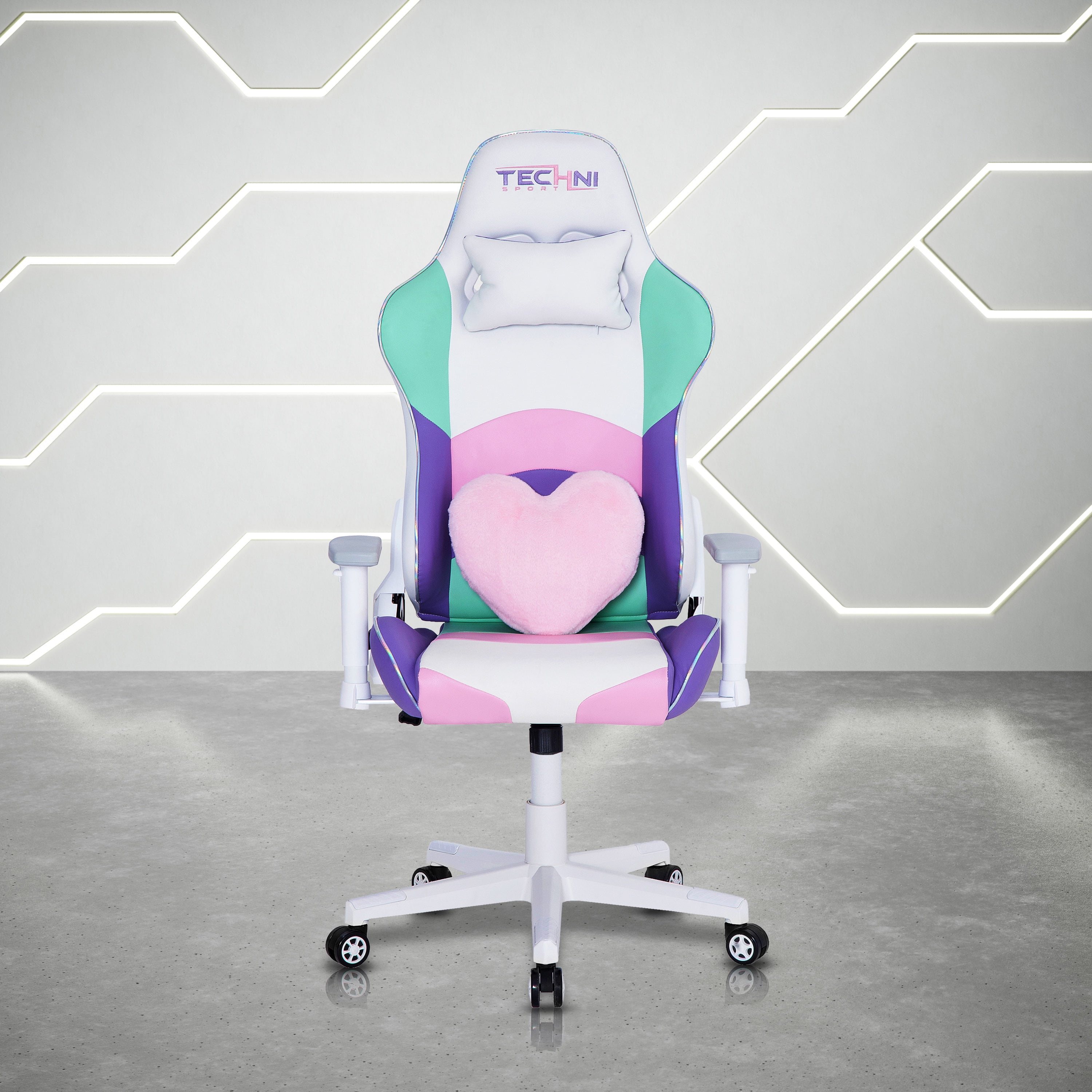 Techni Sport TS86 Ergonomic Pastel Gaming Chair Mint