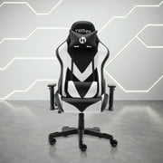 Techni Sport TS-92 Office-PC Gaming Chair Made with Molded Foam Seat and Back, White