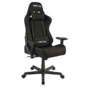 Techni Sport Ergonomic Adjustable Racing Game Chair in Black