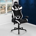 thumbnail image 1 of Techni Sport TS-XL1 Ergonomic High Back Racer Style PC Gaming Chair, White, 1 of 8