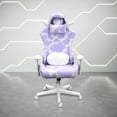 thumbnail image 1 of Techni Sport TS85 Lavender Cow Series Gaming Chair with Memory Foam Seat RTA-TS85-LAV, 1 of 11