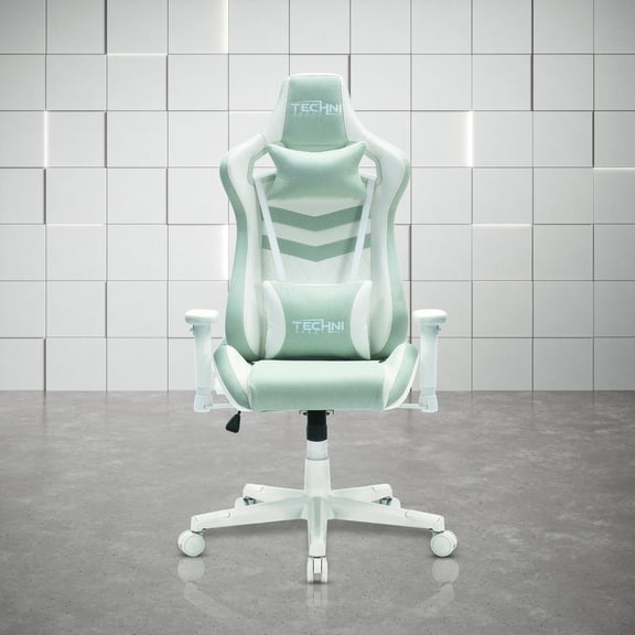 Techni Sport TS86 Ergonomic Pastel Gaming Chair W/Memory Foam Seat, Mint RTA-TS86-MNT
