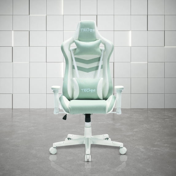 Techni Sport TS86 Ergonomic Pastel Gaming Chair W/Memory Foam Seat, Mint RTA-TS86-MNT