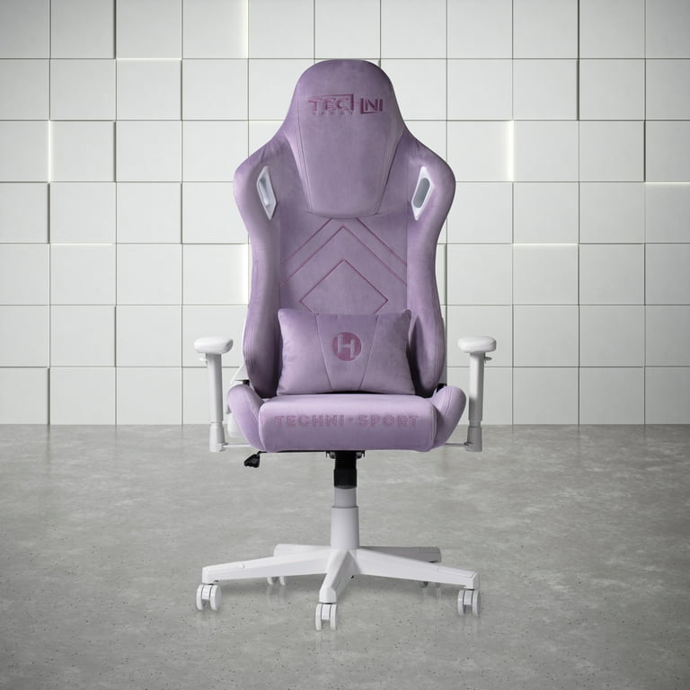 Techni Sport TSF45C Velvet Gaming Chair Purple Walmart