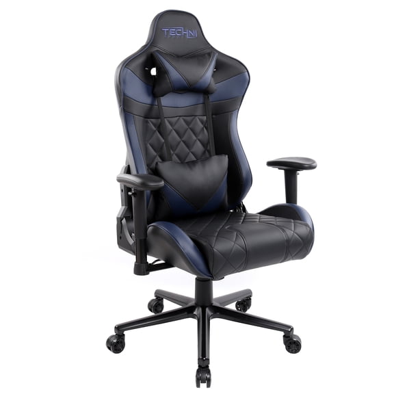Techni Sport XL Big & Tall Gaming Chair, Blue