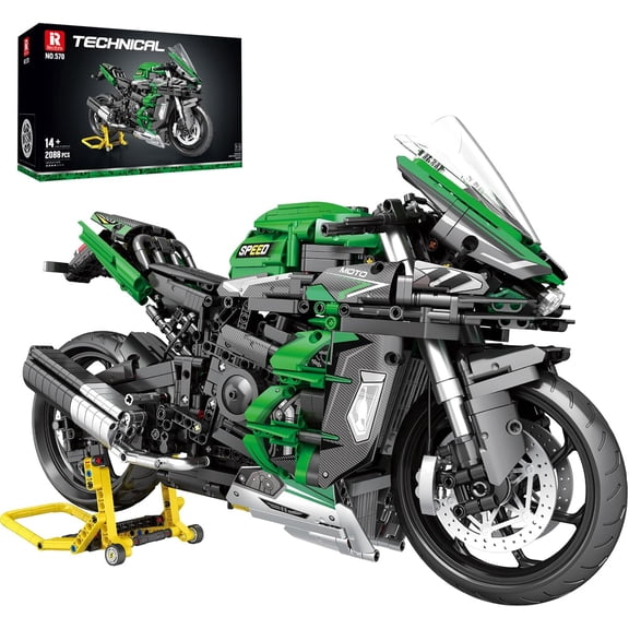 Technic Motorcycle Building Sets for Adults, 1:5 Scale H2 SX SE Motorcycle Bike Model, Cool Technical Motorcycle Car Model Display for Home or Office Decor (2088 PCS)