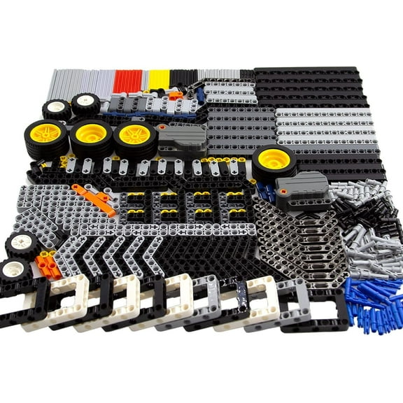 Technic Parts Group EV3 Replacement Building Block Parts Regular-Sized Mechanical Parts Include Brick,Bush,Technic Pin.