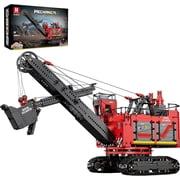 Technic RC Excavator Building Blocks Set 22014, Power Shovel Vehicle Model Kit, APP & Remote Control Construction Toy