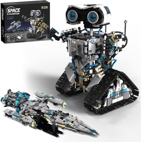 Technic STEM Robot Building Kit with APP or Remote Control, 2 in 1 Science Programmable Building Block Kit Compatible With Lego-technic
