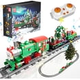 thumbnail image 1 of Technic Train Building Set, Locomotive Model Blocks Kit with Christmas Tree, RC Toy Train Sets for Boys Kids and Adults, 12039 App and Remote Control Steam Train with Motor (922 Pieces), 1 of 6