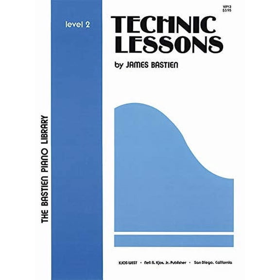 Pre-Owned Technic lessons, Level 2 (The Bastien piano library) (Paperback) 0849750121 9780849750120