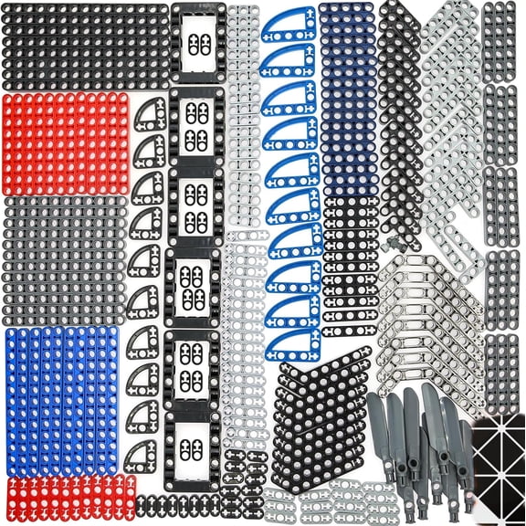 Technical Beam Frame Thin Axle Liftarm Set for Lego Kits 284 Pieces Robot Helicopter Propeller Moc Supplemental Brick Set