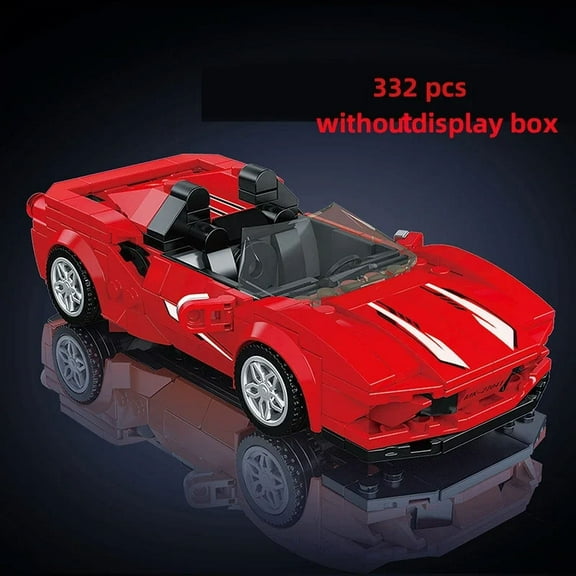Technical Car City Speed Champion Moc Sports Car Racing Vehicle Building Blocks Brick Educational Creative Toys