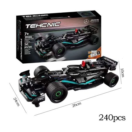 Technical F1 42165 240PCS W14 E Merchandise Building Blocks Super Race Car Assembly Model Vehicle Toys Bricks for Boy Gifts