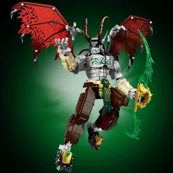 Technical Mechanical Hero Building Blocks Set, High Tech Alien Beast Robot MOC Bricks Collection, 14+ Educational Toy, Christmas Gift for Kids, No Box