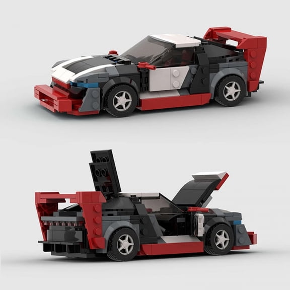 Technical Moc Hoonitron Car City Speed Champion Sports Car Racing Vehicle Building Blocks Brick Educational Construction Toy Kid